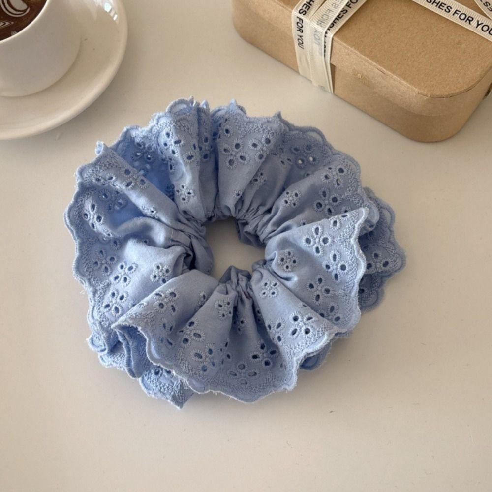 Cloth Ballet Style Lace Scrunchies Hair Tie Exaggerated Hair Rope Elastic Hair Bands Daily