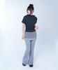 Laailai Folded Colorblock Skirtpants (Grey)