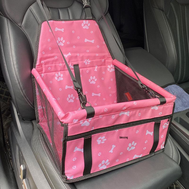 Pet Car Seat Pad: Safe Booster & Anti-Dirty Bed for Dogs & Cats