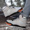 Winter Samt Spritzwassergeschützte Fünffinger Schneestiefel zum Warmhalten, lässige rutschfeste Baumwollschuhe für Paare im Freien