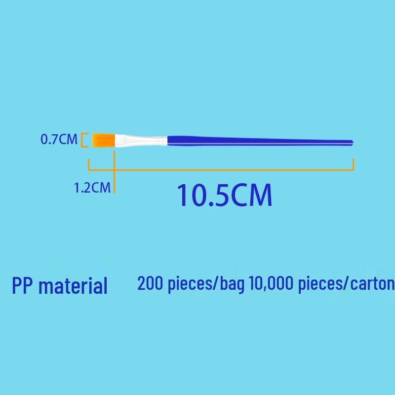 Детские акварельные и акриловые кисти-ручки для творчества с плоским концом - 10,5 см Paintbrush