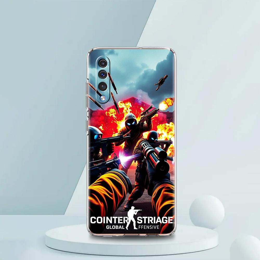 Counter Strike CS GO Hot Game Transparent Phone Case for Samsung Galaxy A16 A14 A12 A22 A24 A42 A02 A03S A06 A30 A40 Soft Cover