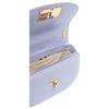 Bally Mini Round Design Hardware Leather Shoulder Crossbody Bag Women bags Light-Purple 6301584