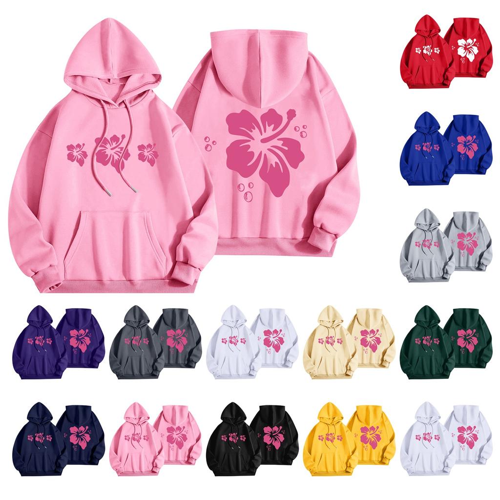 Felpe girocollo casual versatili da giorno alla moda da donna Felpe con cappuccio a maniche lunghe da giorno e patchwork