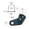 Bike Trailer Attachment Bike Trailer Hitch Connector for Most Bike Trailer Cycling Adapter Accessories
