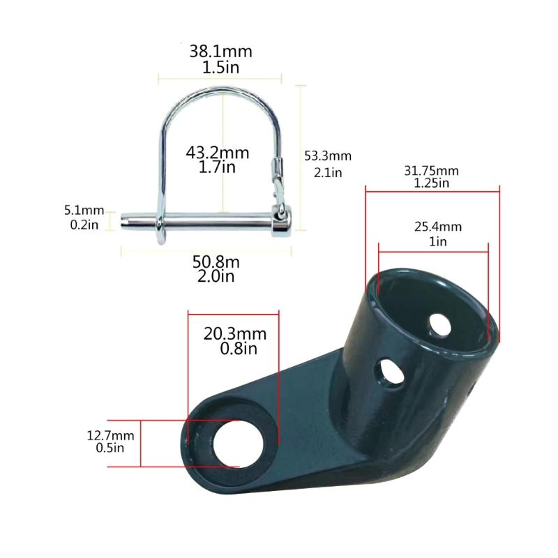 Bike Trailer Attachment Bike Trailer Hitch Connector for Most Bike Trailer Cycling Adapter Accessories