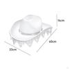 Rhinestes Tassels Cowboy Hat Jazz Cap Wide Cowgirl for Masquerade Fancy Dress Carnivals