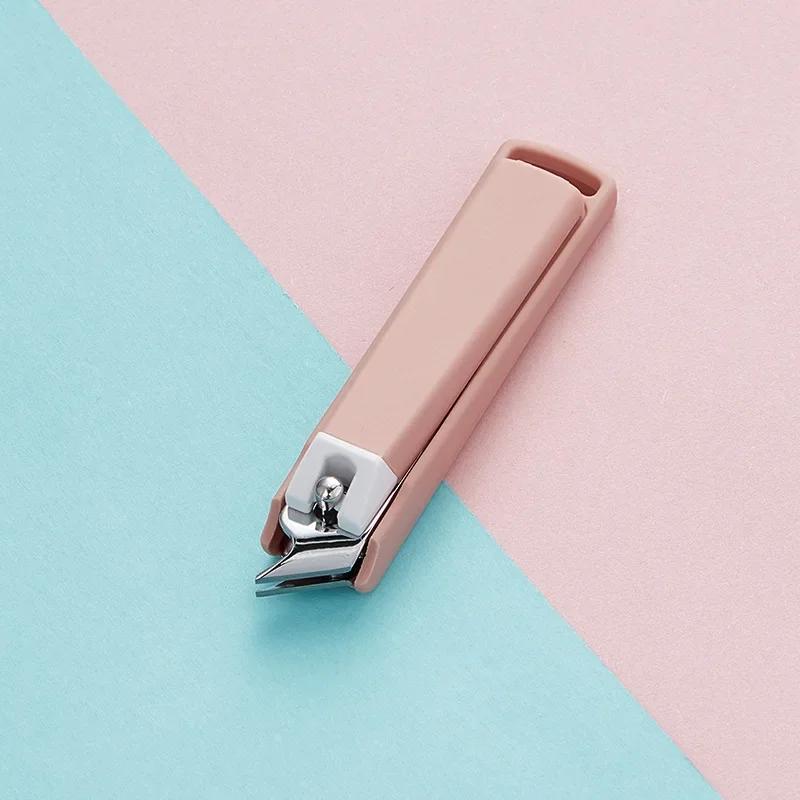 Nail Scissors Anti-splash Nail Clippers Single Large Mouth Cover Decoration Nail Clippers German Household 1PCS Drop Shipping