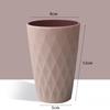 Double-layer Mouthwash Cup Soft Rubber CoatingCouple Brushing Cup Washing Cup Plastic Toothbrush Cup