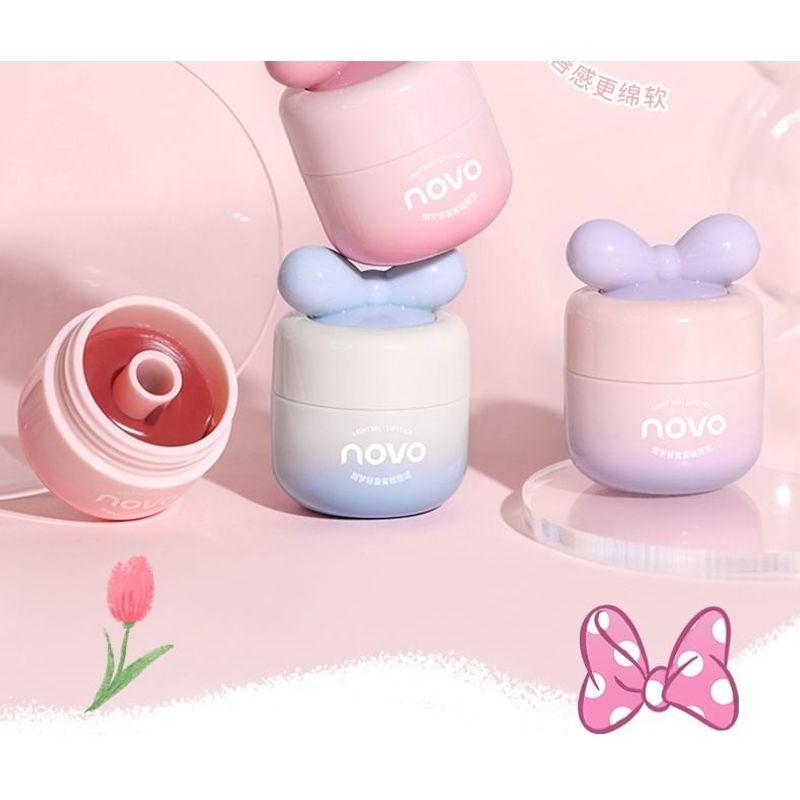 NEU - Mattes Lippencreme mit Schleifendesign - 4 Farben
