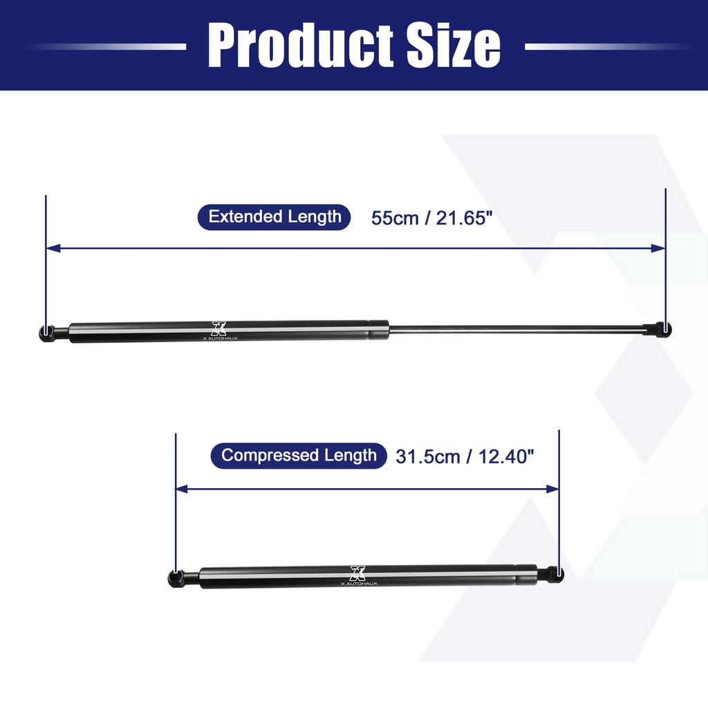 uxcell Compatible with Toyota Compatible with Crown S200 2pcs Hood Damper Bonnet Damper Gas Spring Gas Damper Front Hood Gas Lift Support Damper Shock