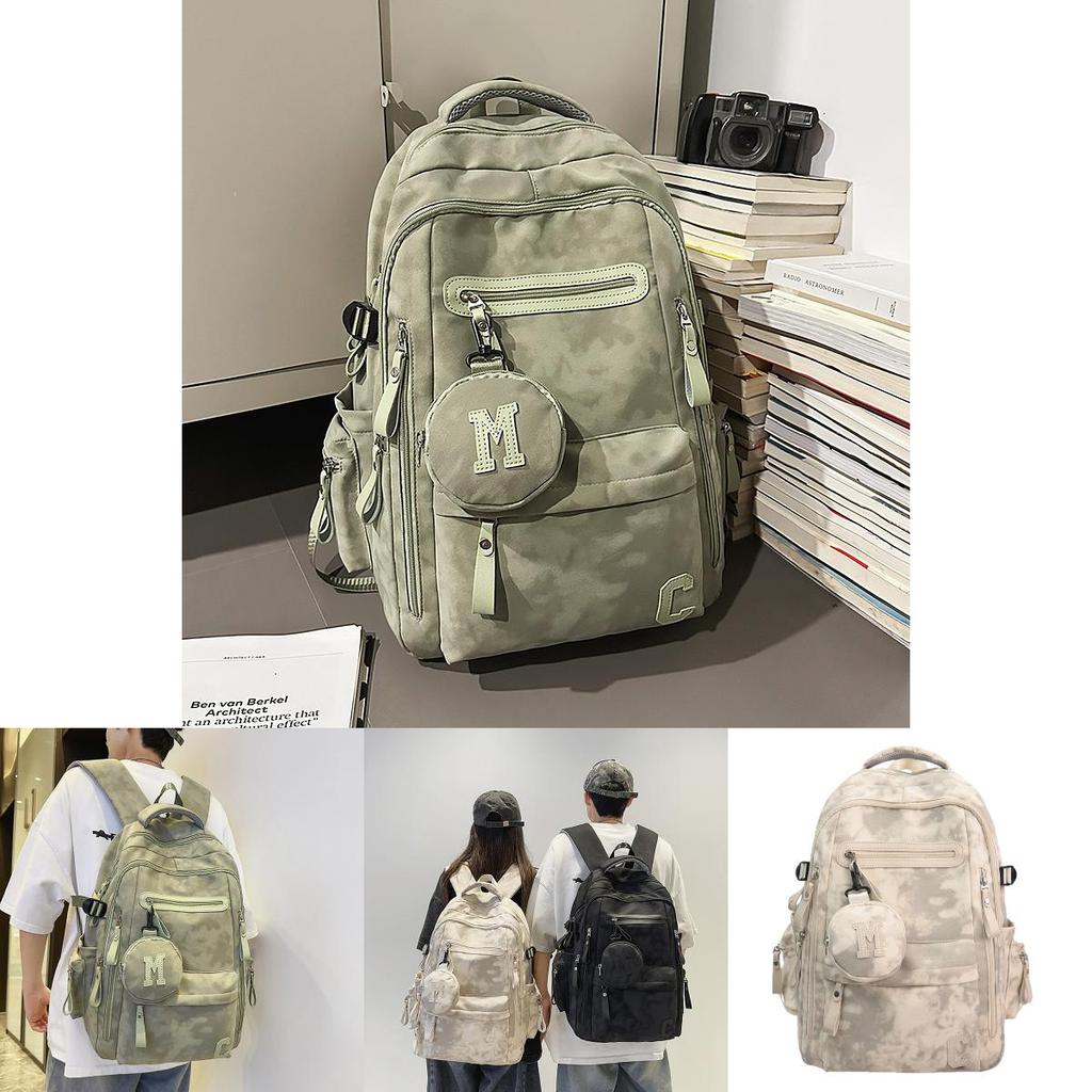 Nylon Casual Travel Backpack For Men And Women With Padded Shoulder System For Daily Use