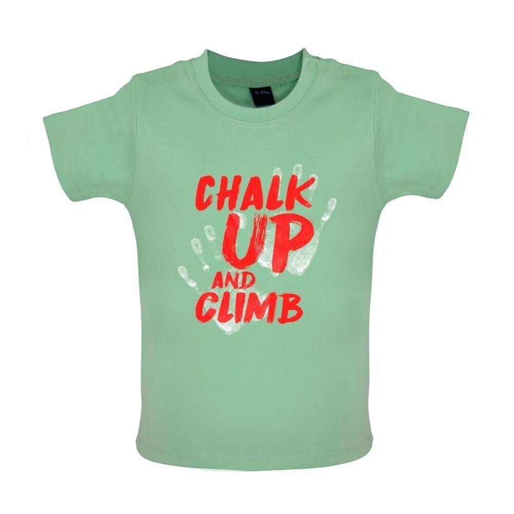 Chalk Top And Climbing - Kids T-Shirt Tees Top - Indoor Rock Mountain Climbing 130