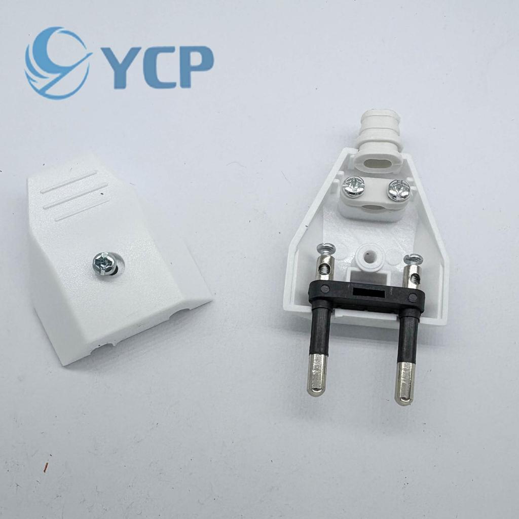 European Two-core VDE Power Cord Plug for Lighting Fixtures