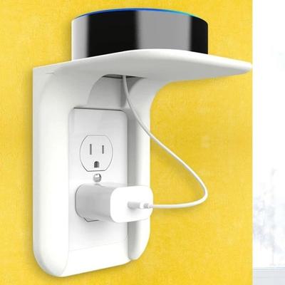 Wandsteckdosenablage Praktischer Robuster Handy-Ladehalter Kabel-USB-Ablage für Badezimmer, Küchen, Wohnzimmer