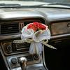 Yousheng Artificial Flower Compact Design Fragrance Deodorizer Romantic Roses Dried Flowers Car Air Vent Freshener Auto Scent