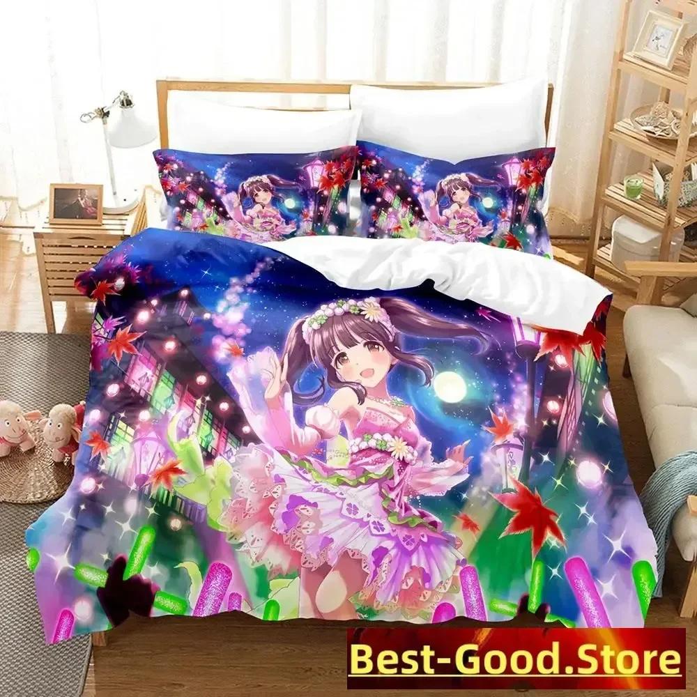Chieri Ogata Bedding Set Duvet Cover Sheet Printed Bed Set Pillowcase Bed Full Queen King Size Comforter Bedroom