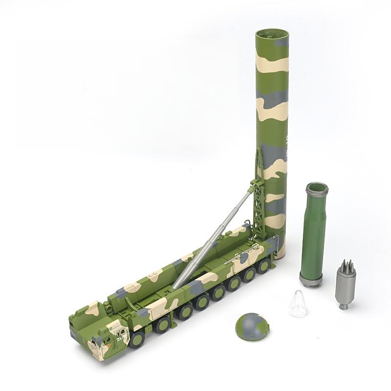 1:72 Creative Military Series Building Blocks China DF-41 Intercontinental Missile Launch Vehicle Model Toys For Boys Xmas Gifts