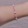 KIETIMOOR Pink Moor Bracelet Silver Pink Mother-of-Pearl Bracelet (Silver925)