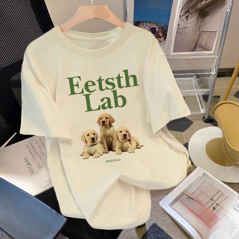 

high quality pure cotton Tee shirt Summer funny Cartoon Print T Shirt for Women Harajuku Oversized T-shirt Y2k Tops young girl hip hop streetwear L