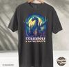 Feminism Dragon Fantasy Vintage Graphic T Shirt, Retro Dragon Shirt, Feminism Shirt, Funny Gifts, Dark Art Grunge Castle Dragon Gothic Shirt