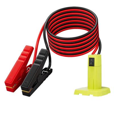 Cables Starting Adapter Auto Booster Cable Car Use Tool For 18V Li-ion Battery With Switch Car Accessories