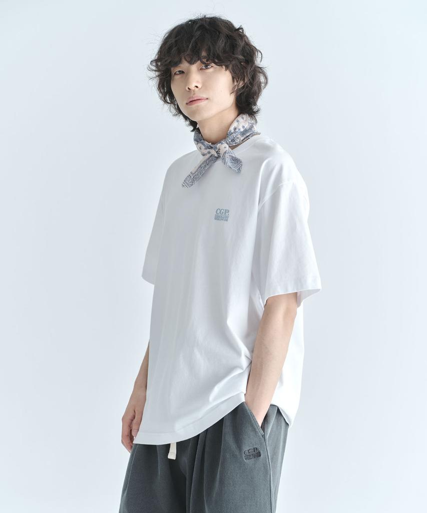 CGP Square Color Logo Short Sleeve T-Shirt - White