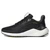 Alphaboost Fashion Comfortable PU Fabric Durable Breathable Low-Top Casual Running Shoes Unisex Sneakers Black IF3407