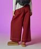 KOLEAT [Fleece-Lined Ver.] Wide Cotton Stitch Pants [Red] Kcl.