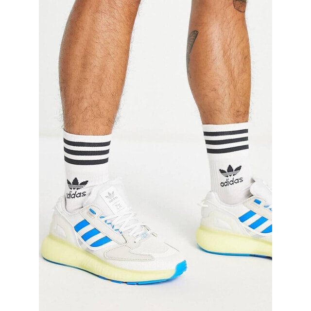 

Adidas Originals ZX 5K Boost в бело-синем цвете
