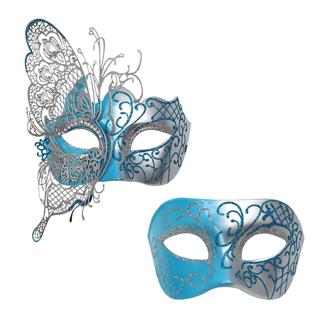 2Pcs Fashionable Butterfly Masquerade Masks Costume Face Covering For Theater Performances And Special Occasion Outfits
