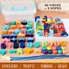 Wooden Dinosaur Beaded Rope Toy, Children DIY Baby Early Education Educational Beads Large Particle Building Block