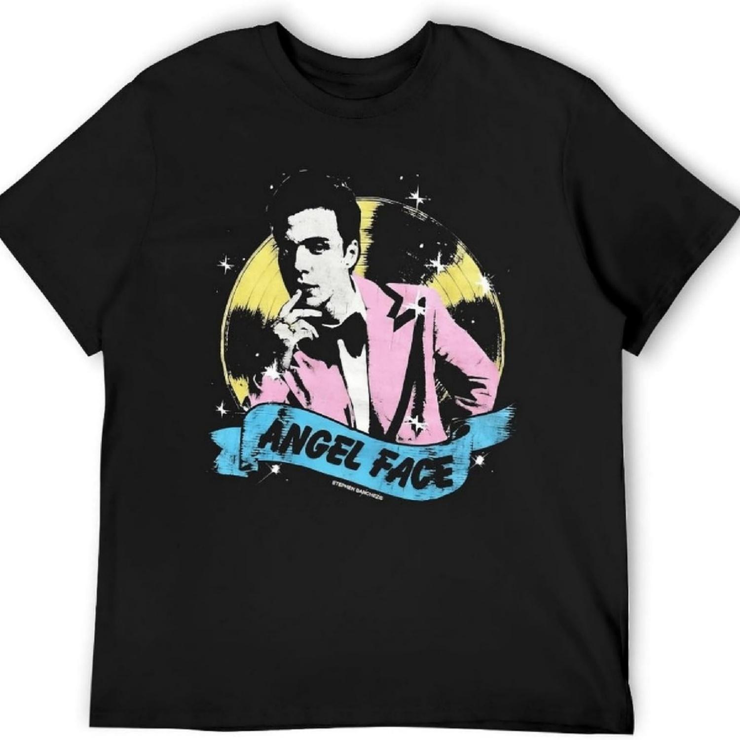 

Men Classic Fit T-Shirt Short-Sleeve Adult Teens Stretch-Cotton Shirt XXXXXL чорний