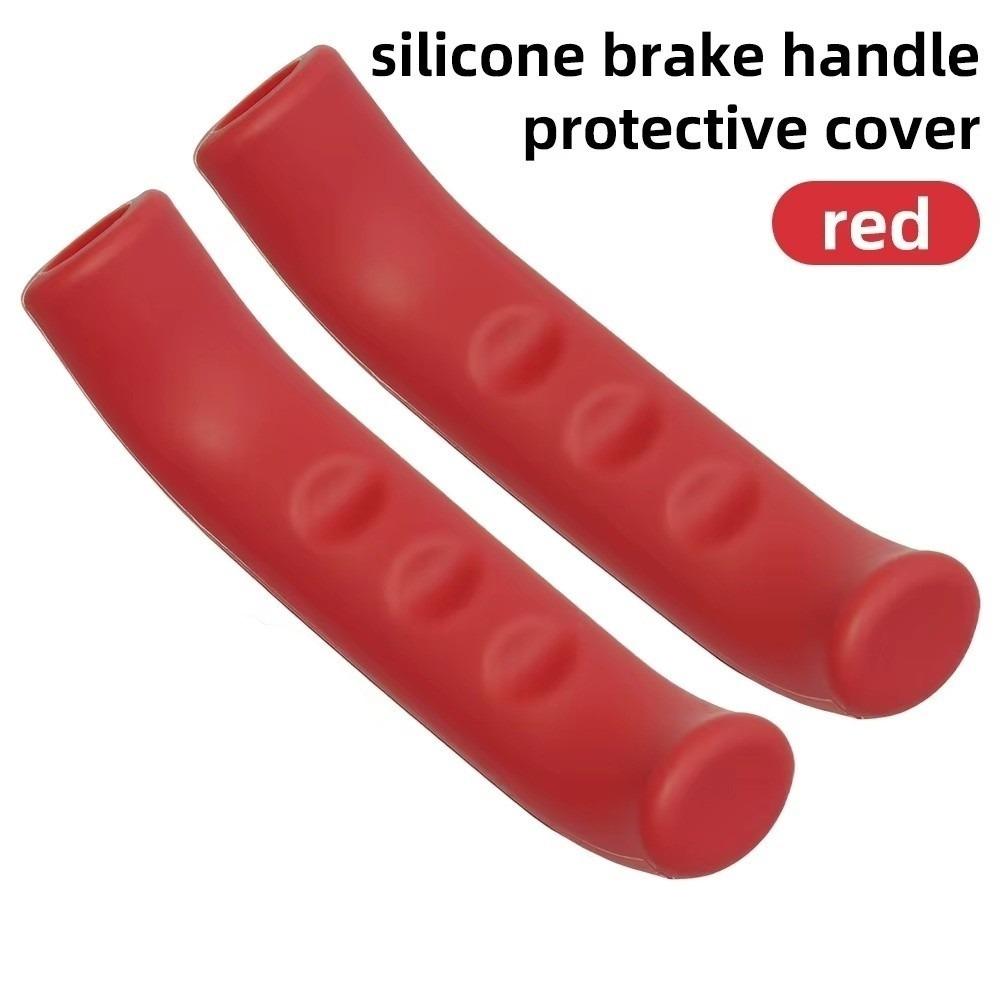 1 Pair Anti Slip Bike Brake Handle Grip Silicone Bicycle Handle Protector Handle Protection