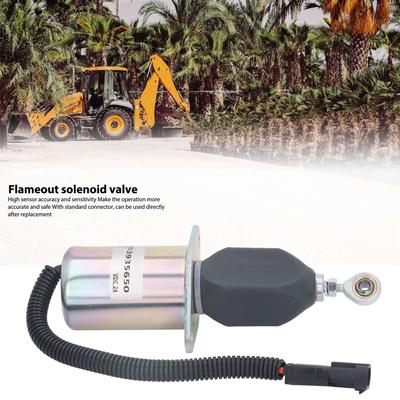 Fuel Shutdown Solenoid Valve High Sensitivity Stainless Steel Flameout Solenoid for Daewoo DH300 7 Excavator DC24V