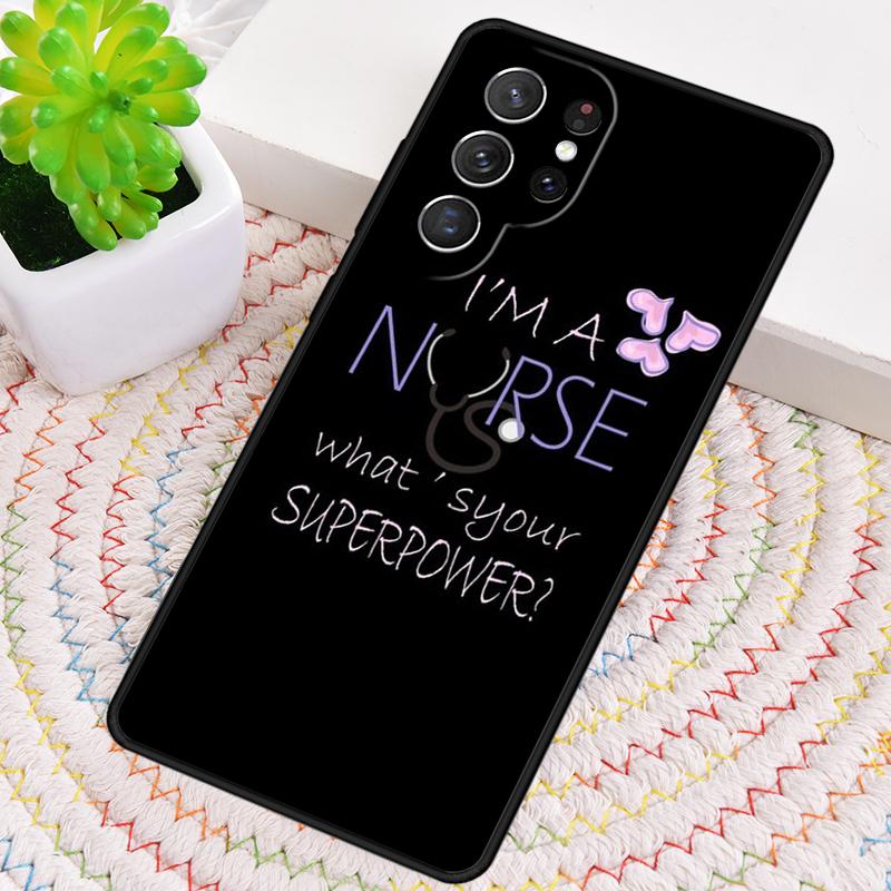 Medicine Keep Calm I'm Nurse Silicone Phone Case For Samsung Galaxy Note 10 Pro S26 S25 S24 S23 S22 S21 Plus S25Ultra Capa Cover