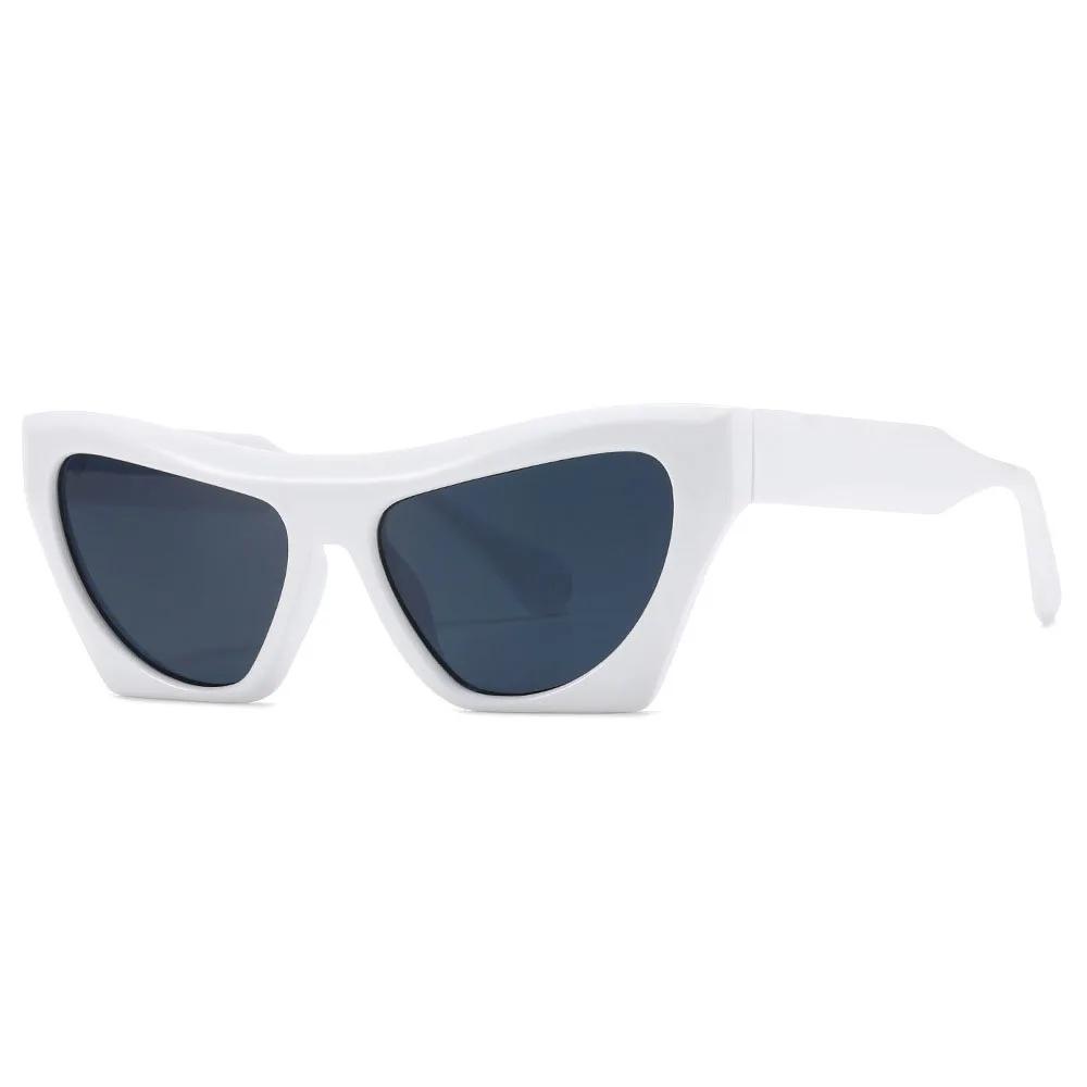 Fashion Vintage Cat Eye Sunglasses Women For Female Sun Glasses Punk Shades Luxury Brand Designer Sexy Ladies Popular Shades UV