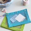 Netted Wallet for Organizing Small Object Makeup Organizer Pouch File Container