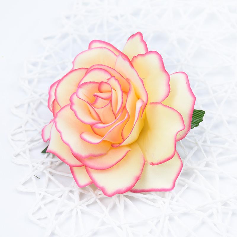 10 cm Hohe Qualität Seidenrosen Blumenwand Hochzeit Heimdeko Weihnachten DIY Brosche Brautaccessoires Ausverkauf Künstliche Blumen