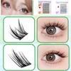 8 Rows Adhesive False Eyelashes Extension False Eyelash Clusters  Grafting Lashes