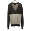 Armani Jeans Wool Long Sleeve Knit Cardigan XS Brown X Gray Men's Used