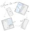 Shiro Lab Passbook Card Business Trip Travel Passport Size (Passport Case) Multi-Purpose Case, Gray, Case, Case, Organization, Convenient, (Gray)