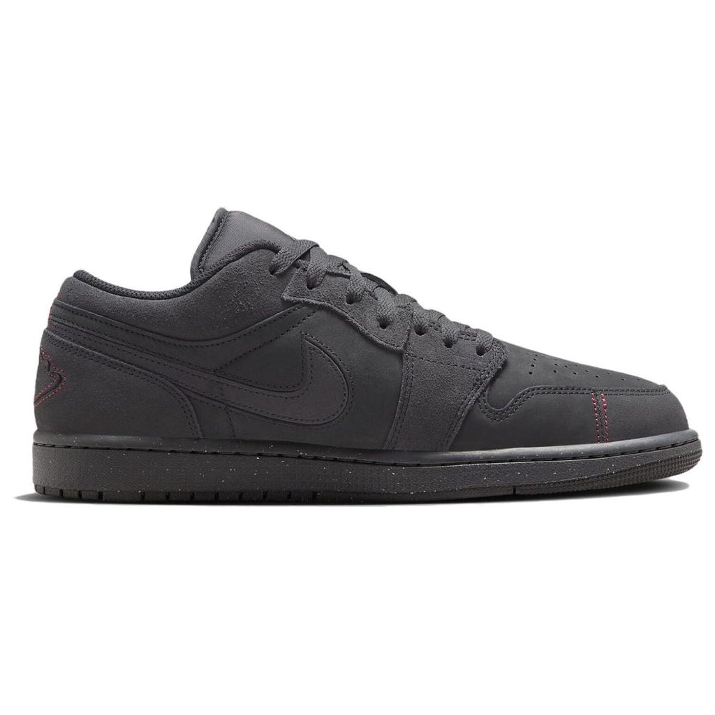 Air Jordan 1 Low SE Craft Dark Smoke Red Men Sneakers Grey Dark-Smoke-Grey Varsity-Red FD8635-001