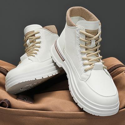 Martin Boots New Autumn High-top British Style Locomotive Boots Thick-soled Xiaobai