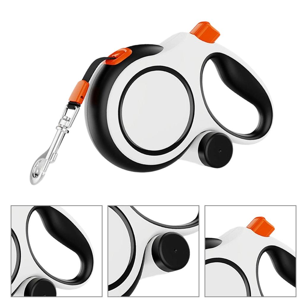 Retractable Dog Leash 360 degrees  Anti Winding 26ft Length Ergonomic Telescopic Tractor Dog Walking Leash with Waste