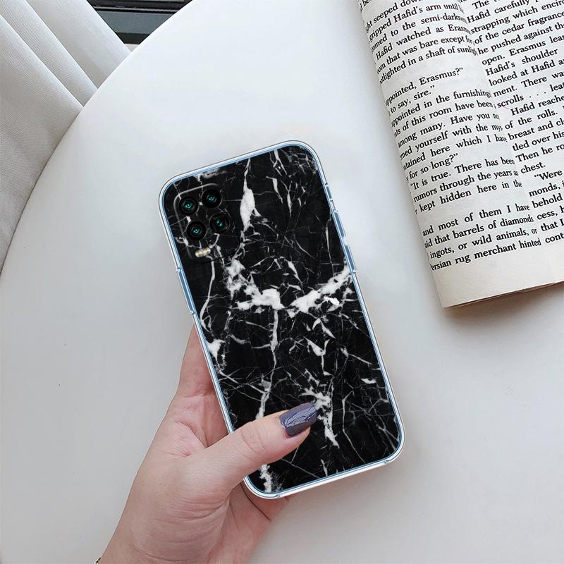 BH36 printing Marble Transparent Phone Case for Samsung Galaxy A04 A04S A14 A23 A34 A54 M23 M33 M52 M53