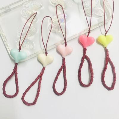 Handmade Heart Beads Tassel Bookmark & Fan Ornament - DIY Ancient-Style Gift Accessory