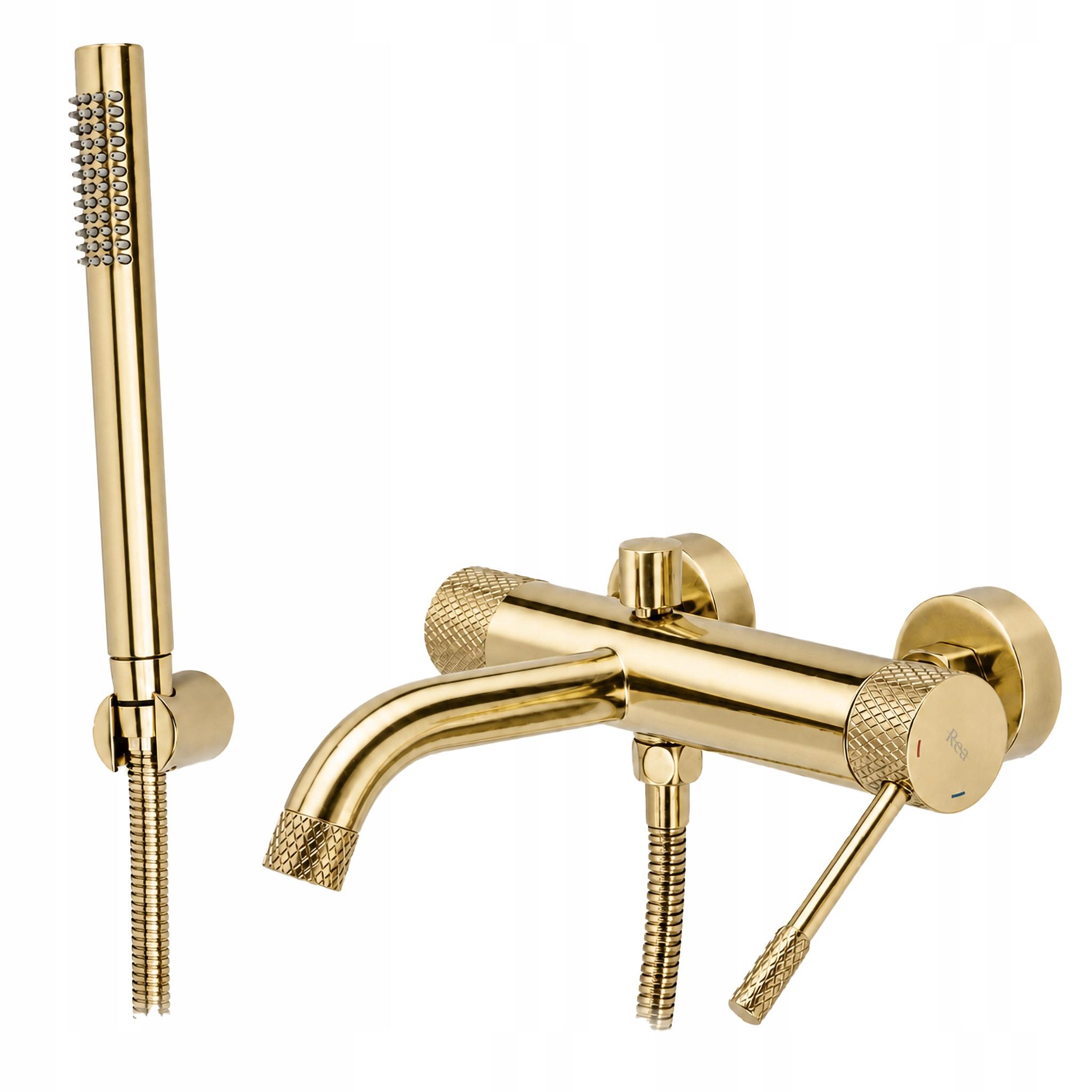 Venti Gold Gloss Bathtub Mixer Tap