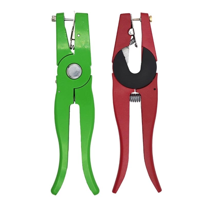 Ear Mark Pliers Durability Alloy Livestock Ear Mark Applicator Animal Ear Piers for Cattle Pigs Sheep Goats and Horses