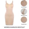 Intimo modellante da donna, sottoveste intera, controllo della pancia, mini abito sottoveste, modellante liscio per il corpo, spalline senza cuciture, lingerie